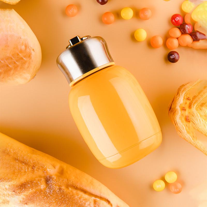 学生水杯便携 定保温杯儿童迷你清新女韩小刻M字200ml小巧版大肚