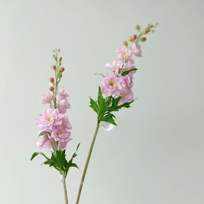 新欧仿式真花 蓝紫色粉色飞燕草B 客厅摆放花餐厅假花公主系花材