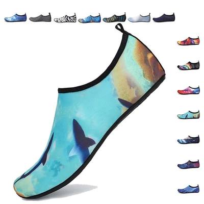 2023 Aqua Shoes Summer Male Swimming Beach Barefoot Water Sh