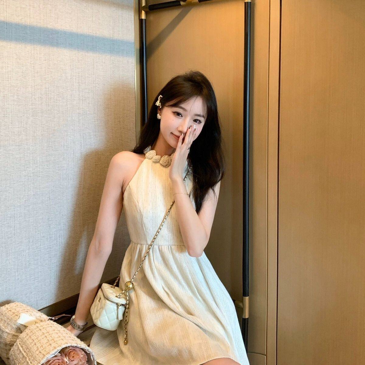 小香风连衣裙2023新款女