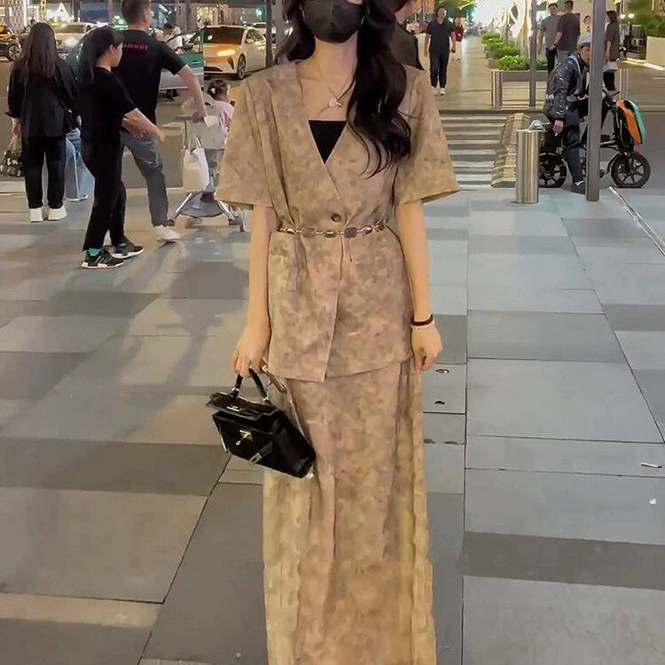 冷淡风高级感套装2024夏