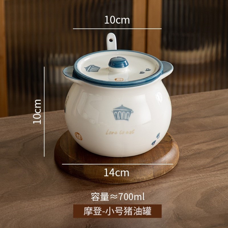 调料10专用酱储物斤大容量盐罐高档猪加厚中式储存清新小蜂蜜油罐