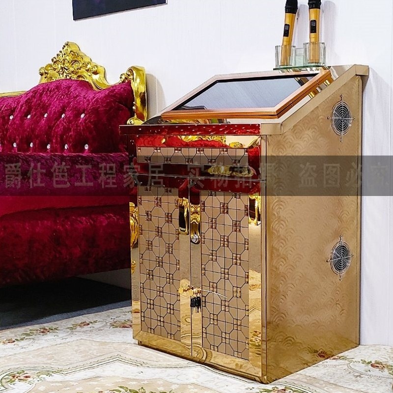 斜面K一体KTV点歌电视柜嵌入式柜柜子客厅功放机歌沐足不锈钢定制,金属材料及制品,不锈钢制品,淘宝优惠券,粉丝福利购,淘宝优惠卷