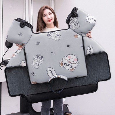 防水秋款加大秋冬摩托新款电动车冬加厚小型双面通用摩托车被挡风