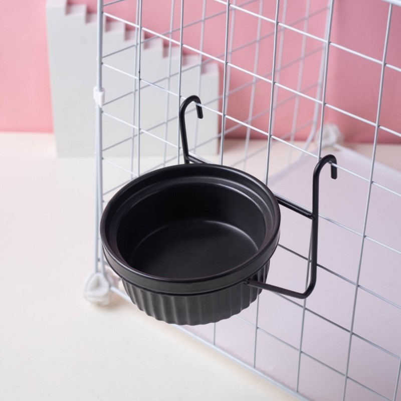 宠物猫碗碗护颈不易粮碗猫咪碗打翻喝水饭碗猫狗狗食盆碗陶瓷一体