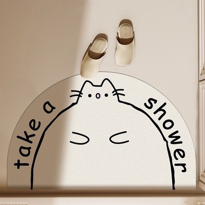 脚垫软硅藻硅藻入户门厨房地垫泥干垫速门口专用泥地洗手间高档