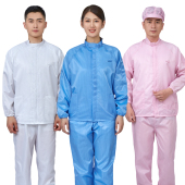 喷漆工作衣服套装 食品工作服电子厂电子车间环保分体式 工作服套装