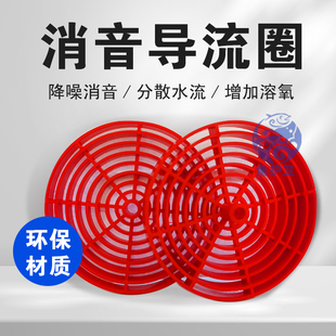 鱼缸消音圈过滤袋支架纳米魔袋盖板分散水流静音水族分流板隔板圈