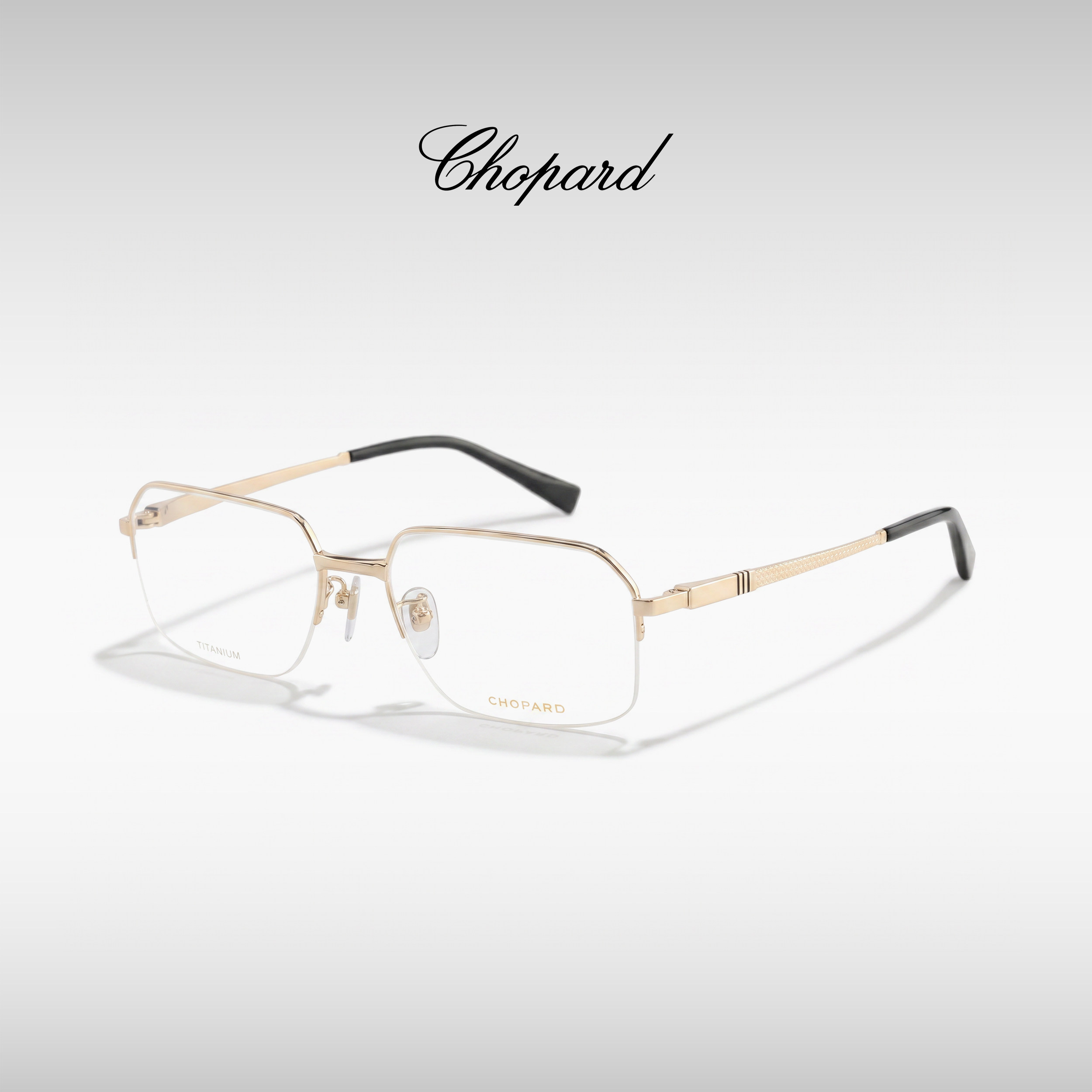 CHOPARD/萧邦商务钛金半框眼镜架