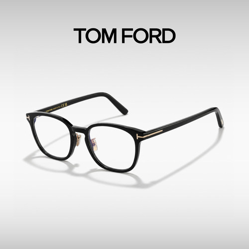 TomFord/汤姆福特复古黑框眼镜架