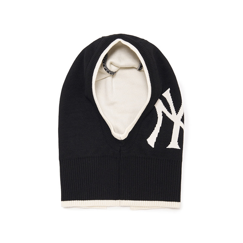 MLB官方正品男女休闲时尚毛线帽秋冬全包套头百搭针织帽3AWMBC136