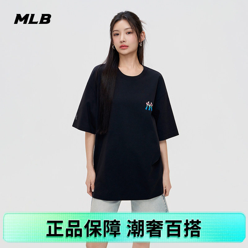 MLB男女同款手绘短袖26春新款