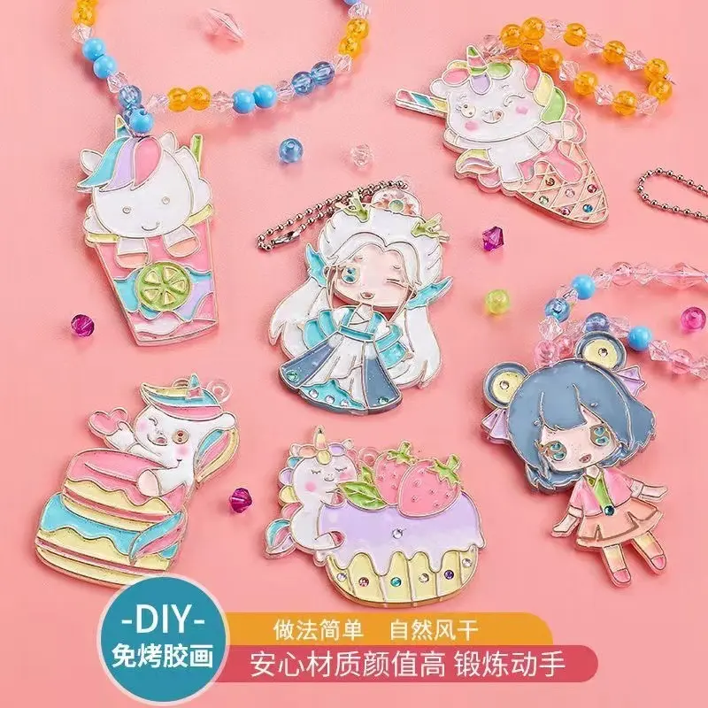 儿童免烤伦堡胶画diy手工制作