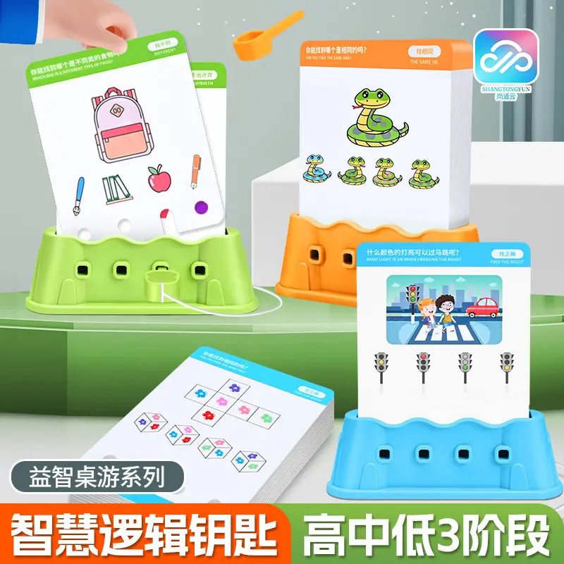 逻辑钥匙儿童思维训练桌游益智