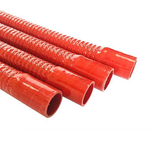 汽车布夹线硅胶管钢丝波纹软管空气涡轮增压耐高温进气水管可弯曲