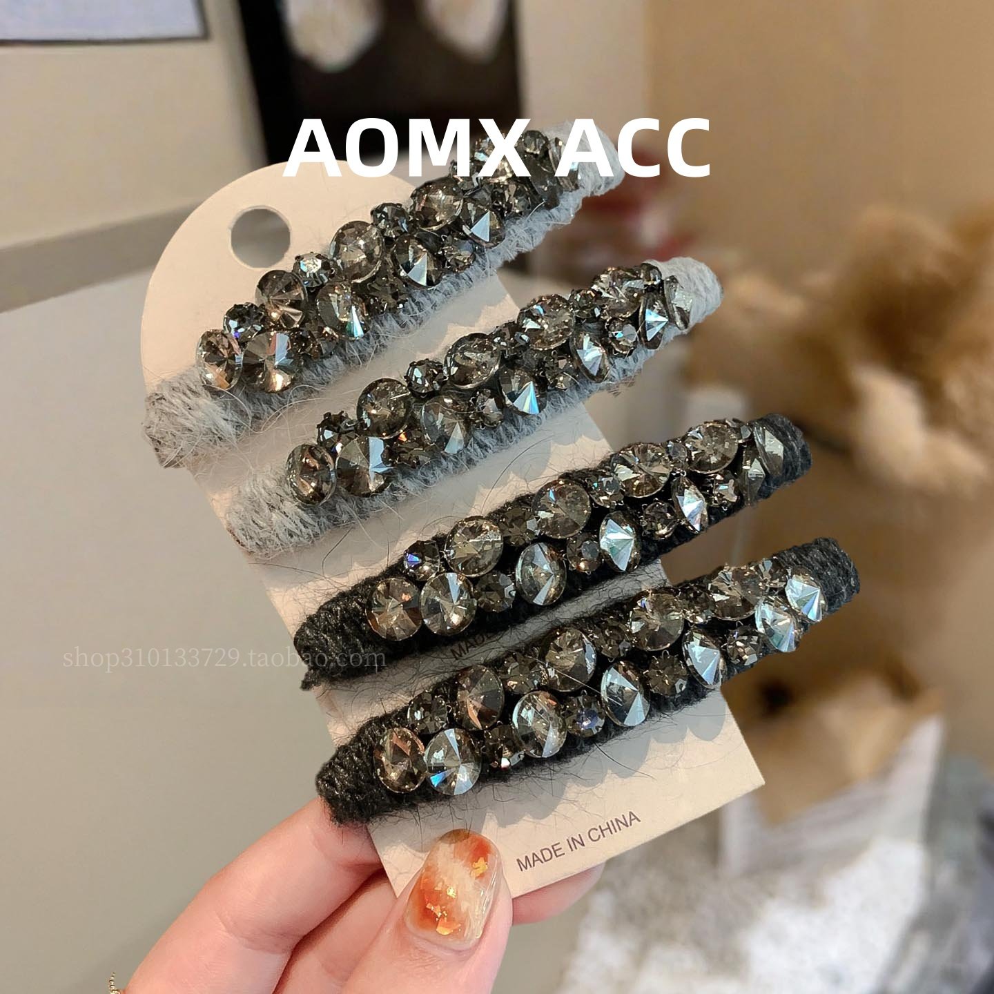 东大门新款复古刘海夹边夹子发饰重工满钻时尚气质高端掰掰夹bb夹,饰品/流行首饰/时尚饰品新,发饰,淘宝优惠券,粉丝福利购,淘宝优惠卷