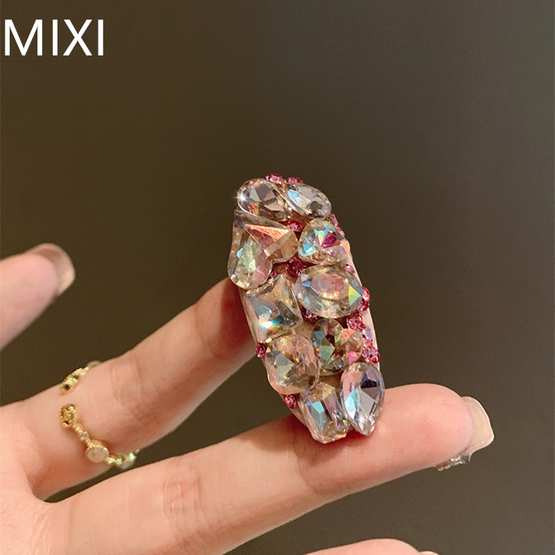 超闪水晶高级感发夹女