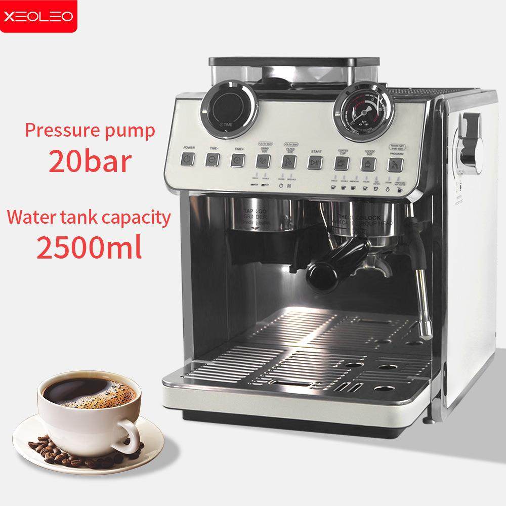 电动咖啡机意式咖啡研磨冲泡一体机自动现磨咖啡机小型家用便捷式