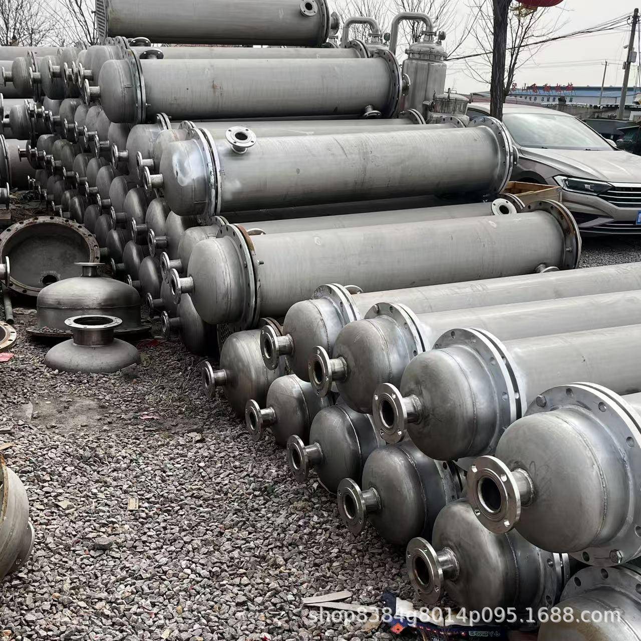 316不锈钢列管式冷凝器50平方304不锈钢钛材列管式换热器