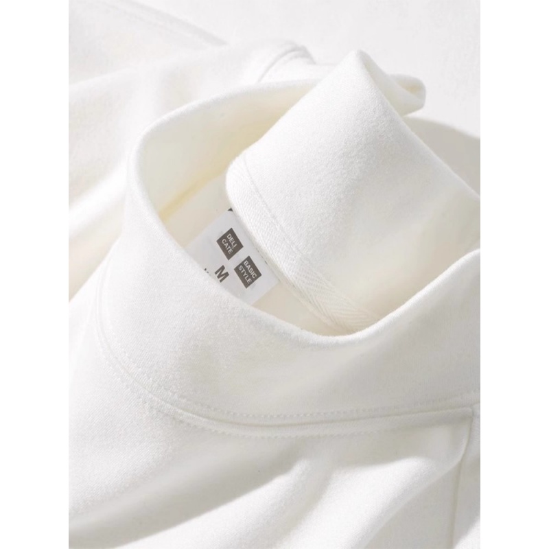 加肥大码300斤半高领内搭长袖t恤