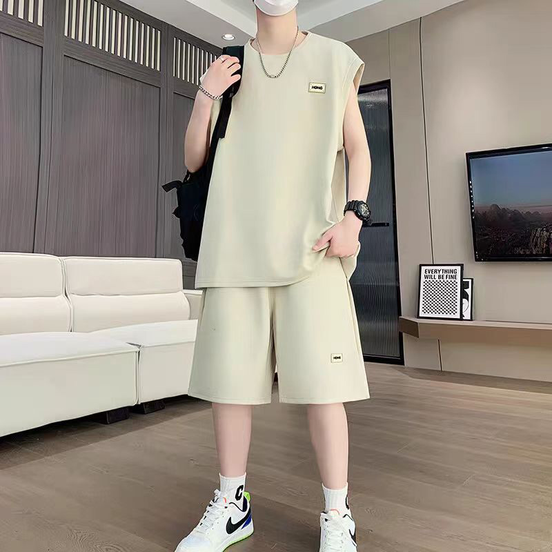 特大码300斤休闲运动套装男士