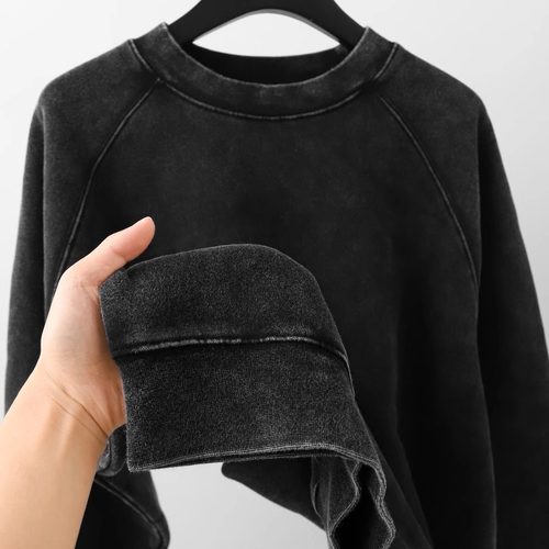 大码300斤美式复古水洗做旧卫衣