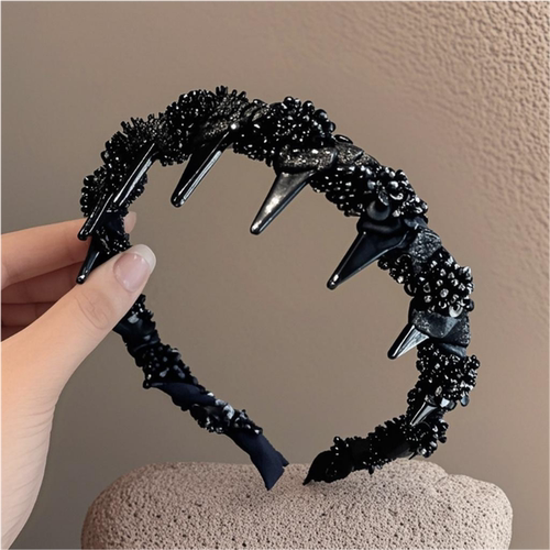 闪钻路易斯巴黎王妃发箍轻奢女款新款蓬松高颅顶发卡洗脸头箍