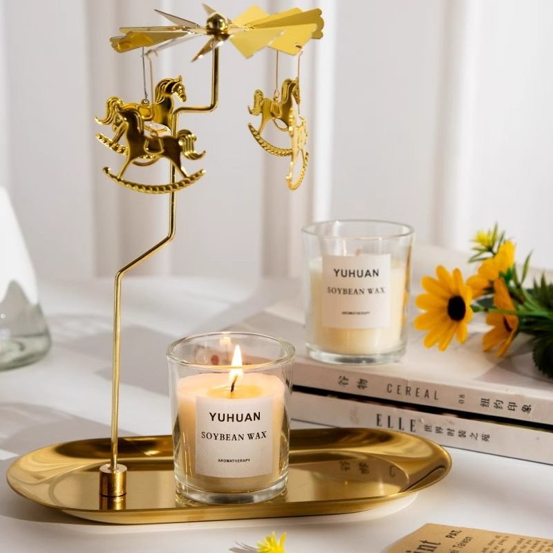 香薰蜡烛熏香安神助眠家用室内持久小众高级伴手礼盒卧室氛围睡眠