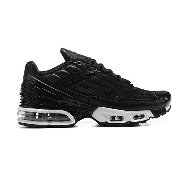 thumbnail for 【Litong】New men's shoes, mesh running shoes, retro air cushion shoes, men's and women's all-black comfortable casual shoes, sneakers