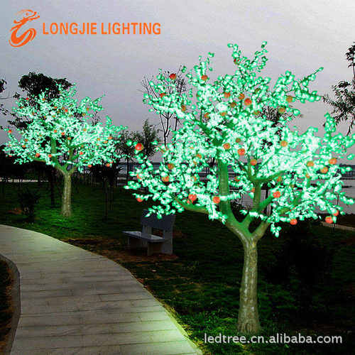 3456灯高：3.5米 LED仿真苹果树灯，仿真水果灯树，厂家销售