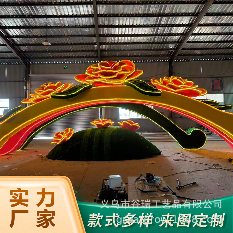 仿真绿雕工艺品制作公园景区网红绿雕造型绿色雕塑创意小品