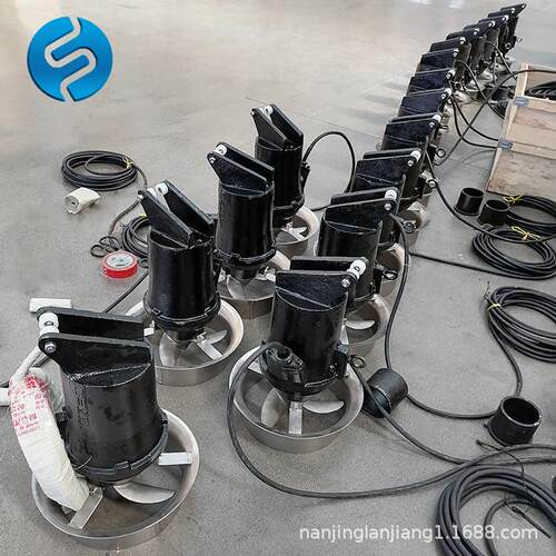 冲式潜水拌机QJ压B型推流式潜搅水搅拌片机螺旋叶搅拌YQG机厂家