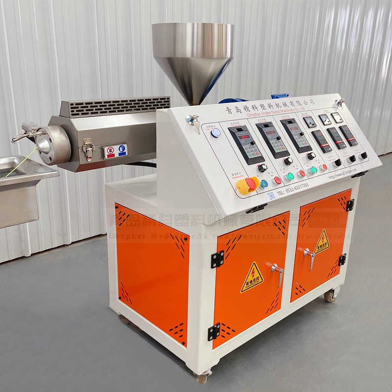 批发实验室小型单螺杆挤出机 SJ-30单螺杆软硬塑料挤出机