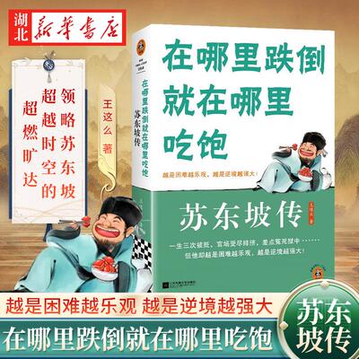 在哪里跌倒*在哪里吃饱 苏东坡传 《大宋河山可骑驴》作者王这么全新力作 全新视角领略苏东坡领先现代人1000年的超然旷达 正版