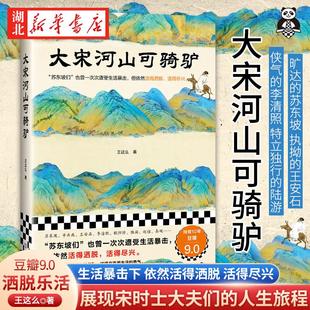 大宋河山可骑驴 王这么 著 展现宋时士大夫们的人生旅程 旷达的苏东坡 执拗的王安石 侠气的李清照 特立独行的陆游 读客 正版包邮