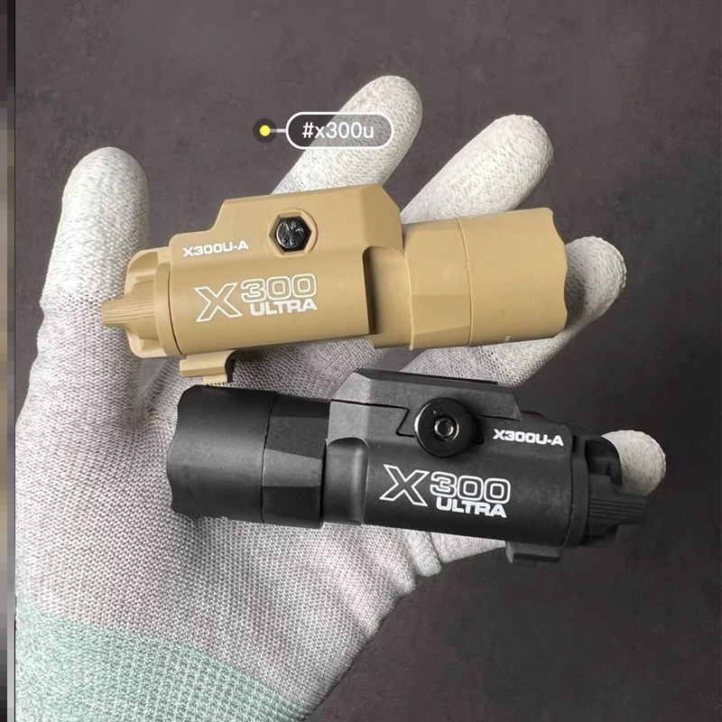 X300U下挂电筒尼龙LED白光照明灯一体强光g17电手枪灯合金20MM轨