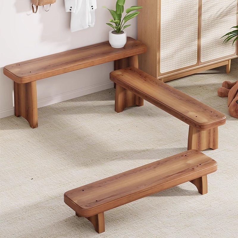 防腐木换鞋凳长凳子户外长椅子庭院阳台长板凳花园长凳实木长条凳