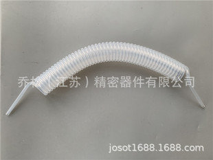 聚全氟乙丙烯管 F46伸缩管 氟乙烯丙烯共聚螺旋管  FEP伸缩管