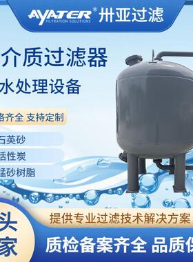 卅亚过滤海水预处理多介质过滤器海水淡化石英砂多介质过滤器