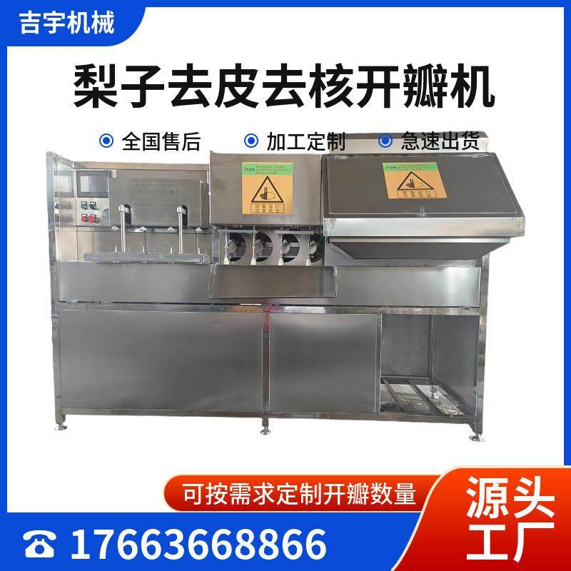 硬皮水果去皮机全自动苹果去核去皮分瓣机商用去核削皮机