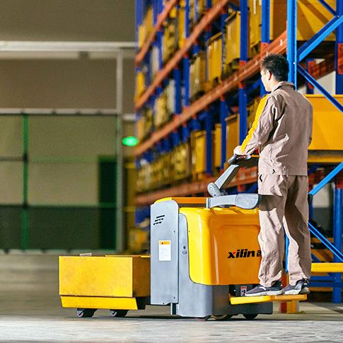 厂家供应电动搬运车拉货叉车地牛液压托盘站驾式电动搬运车