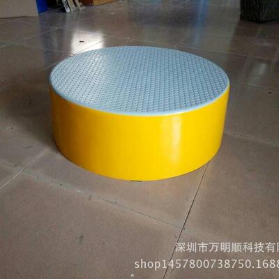 圆形玻璃钢安检站台站岗台600*220安检台