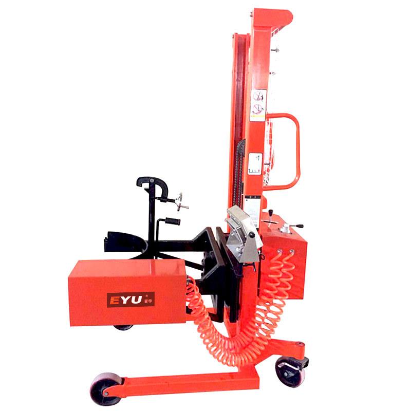 QDSW015BH可称重防爆气动油桶翻转倾倒车搬桶车塑料桶搬运升降车