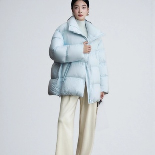 【捷克白鸭绒】FJSD同款轻雪羽绒服24冬新款面包服中长款泡芙羽绒