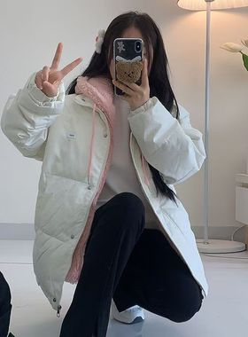 TEEINXX假两件撞色连帽抽绳棉服SH9801