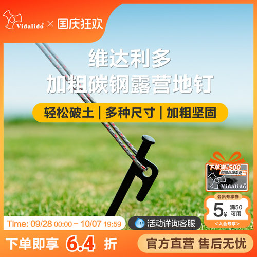 维达利多碳钢地钉加粗坚固