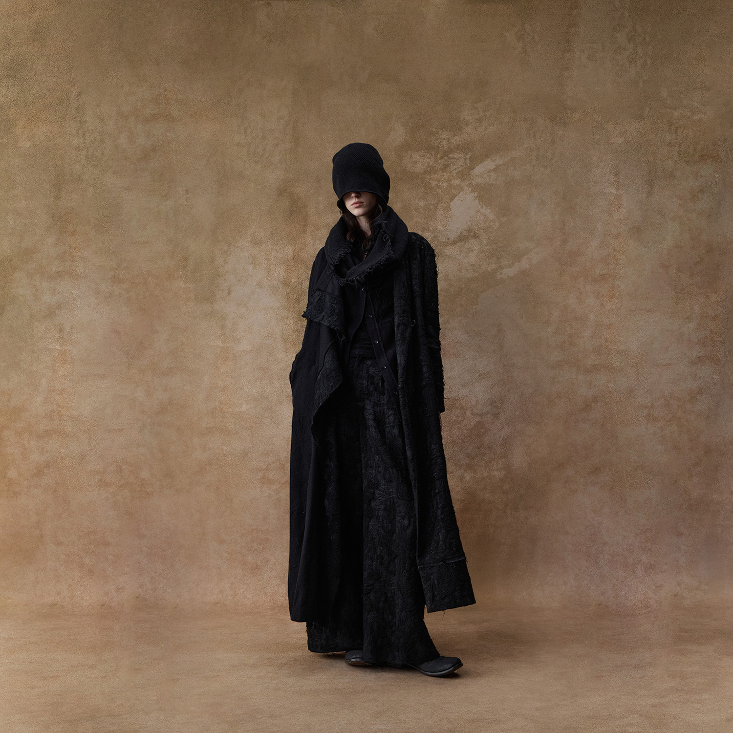 Elywood羊毛拼破碎提花开衫