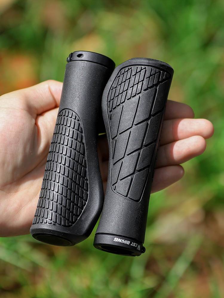 西骑者自行车把套多彩把手山地车车把防滑锁死骑行手把套握把配件