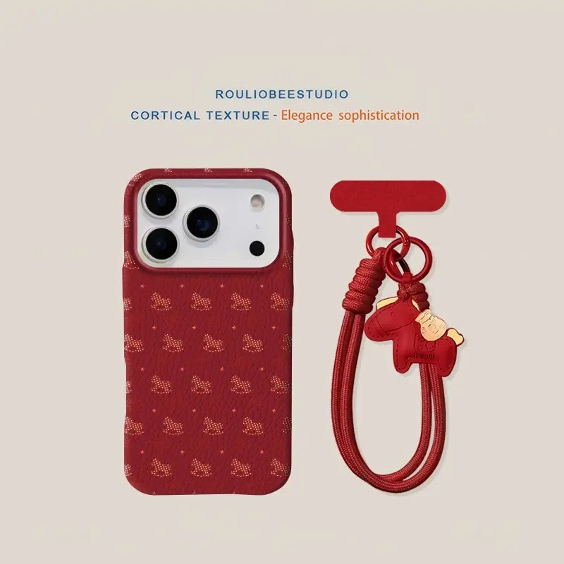 新年喜庆满屏红马适用iphone17pro/iPhone17手机壳苹果15Pro女14小众创意新款16ProMax可爱全包16plus保护套,3C数码配件,手机保护套/壳,淘宝优惠券,粉丝福利购,淘宝优惠卷