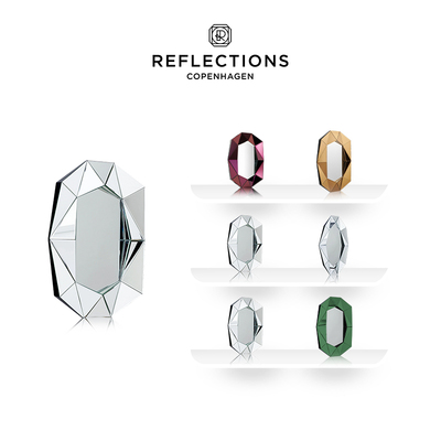 现货Reflections Copenhagen反射哥本哈根钻石镜S菱形边框丹麦